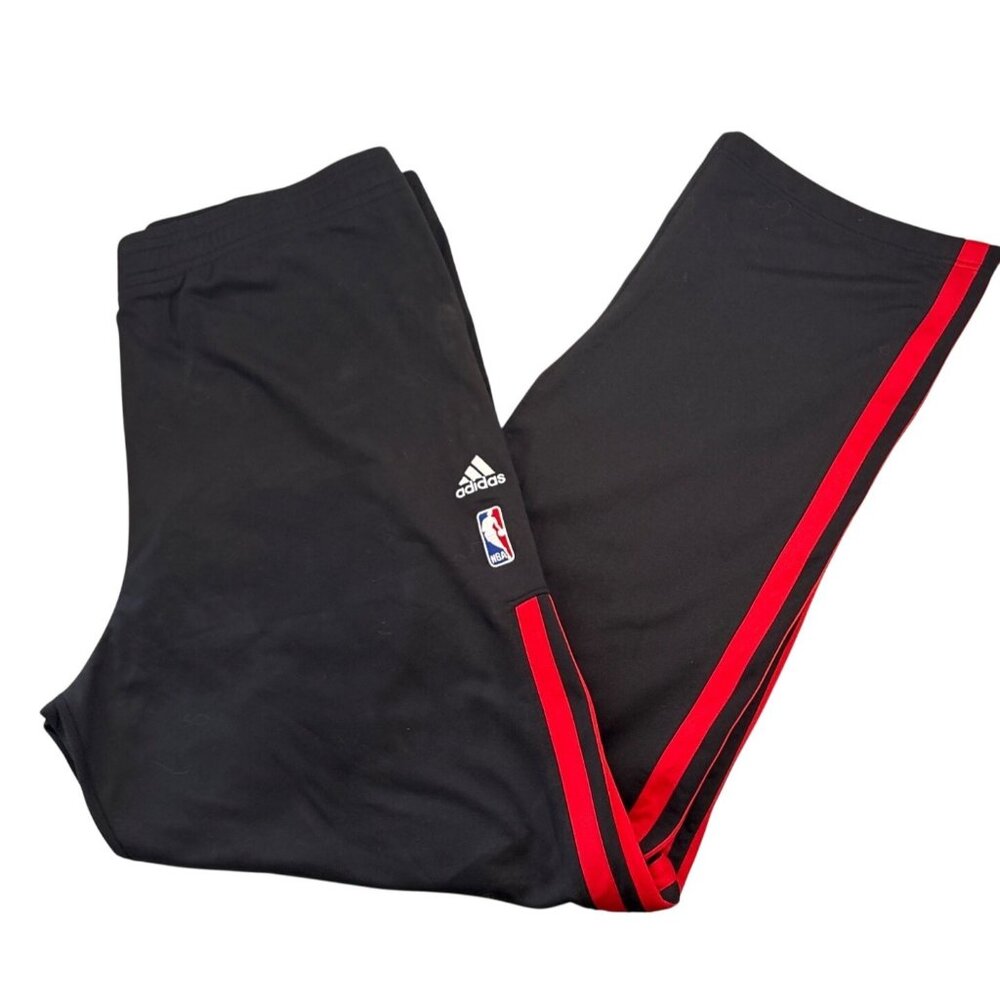Toronto Raptors Pants Adidas Game Used Tearaway 2XL+2 Black 2013 Basketball